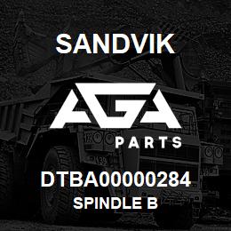 DTBA00000284 Sandvik SPINDLE B | AGA Parts