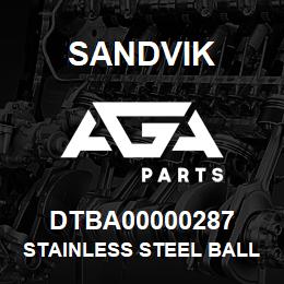 DTBA00000287 Sandvik STAINLESS STEEL BALL, 3/4" | AGA Parts