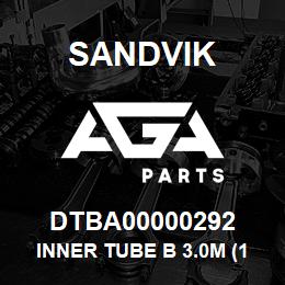 DTBA00000292 Sandvik INNER TUBE B 3.0M (10FT) | AGA Parts