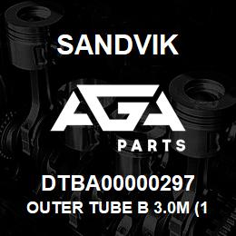 DTBA00000297 Sandvik OUTER TUBE B 3.0M (10FT) | AGA Parts