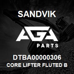 DTBA00000306 Sandvik CORE LIFTER FLUTED B | AGA Parts