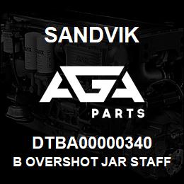 DTBA00000340 Sandvik B OVERSHOT JAR STAFF RB | AGA Parts