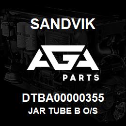 DTBA00000355 Sandvik JAR TUBE B O/S | AGA Parts