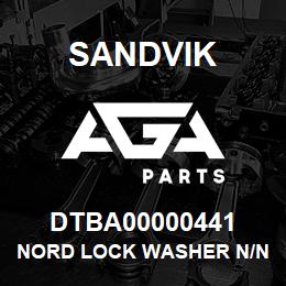 DTBA00000441 Sandvik NORD LOCK WASHER N/N2/N3 | AGA Parts