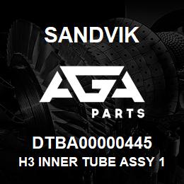 DTBA00000445 Sandvik H3 INNER TUBE ASSY 1.5 M (5 FT) RB | AGA Parts