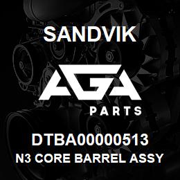 DTBA00000513 Sandvik N3 CORE BARREL ASSY 3.0 M (10 FT) RB | AGA Parts