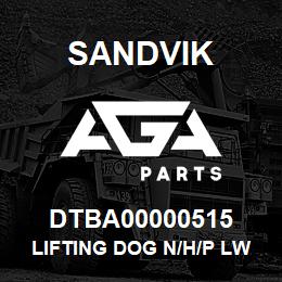 DTBA00000515 Sandvik LIFTING DOG N/H/P LW | AGA Parts