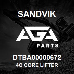 DTBA00000672 Sandvik 4C CORE LIFTER | AGA Parts