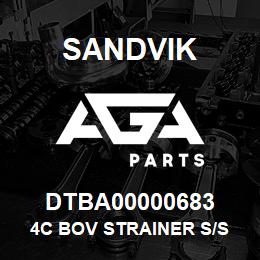 DTBA00000683 Sandvik 4C BOV STRAINER S/S 316 GRADE 1.5M | AGA Parts