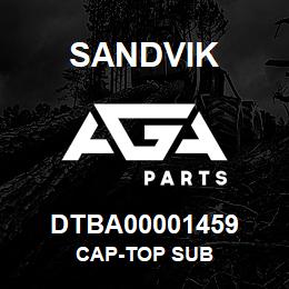 DTBA00001459 Sandvik CAP-TOP SUB | AGA Parts