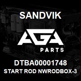 DTBA00001748 Sandvik START ROD NWRODBOX-3.5APIIFBOX 730 | AGA Parts