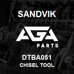 DTBA051 Sandvik CHISEL TOOL | AGA Parts