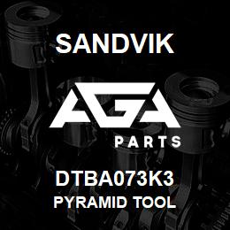 DTBA073K3 Sandvik PYRAMID TOOL | AGA Parts