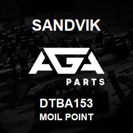 DTBA153 Sandvik MOIL POINT | AGA Parts