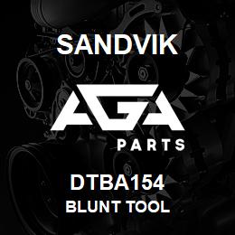 DTBA154 Sandvik BLUNT TOOL | AGA Parts