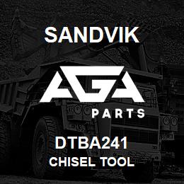 DTBA241 Sandvik CHISEL TOOL | AGA Parts