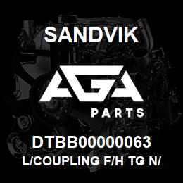 DTBB00000063 Sandvik L/COUPLING F/H TG N/2/3 N | AGA Parts