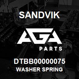 DTBB00000075 Sandvik WASHER SPRING | AGA Parts