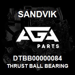 DTBB00000084 Sandvik THRUST BALL BEARING | AGA Parts