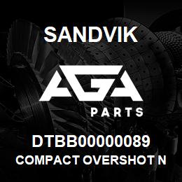 DTBB00000089 Sandvik COMPACT OVERSHOT N | AGA Parts