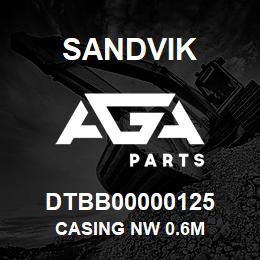 DTBB00000125 Sandvik CASING NW 0.6M | AGA Parts