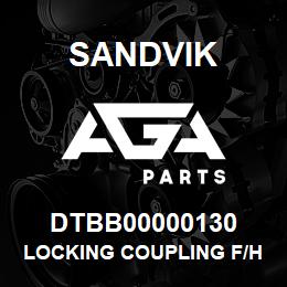 DTBB00000130 Sandvik LOCKING COUPLING F/H TANG B | AGA Parts