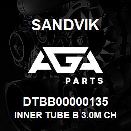 DTBB00000135 Sandvik INNER TUBE B 3.0M CHROME PLATED | AGA Parts