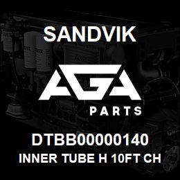 DTBB00000140 Sandvik INNER TUBE H 10FT CHROME PLATED | AGA Parts