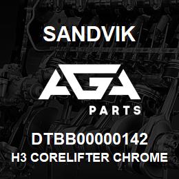 DTBB00000142 Sandvik H3 CORELIFTER CHROMED RB | AGA Parts