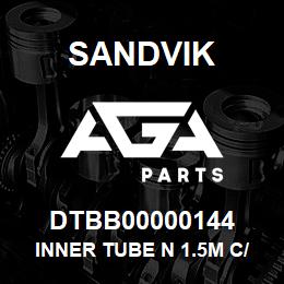 DTBB00000144 Sandvik INNER TUBE N 1.5M C/PLATED | AGA Parts