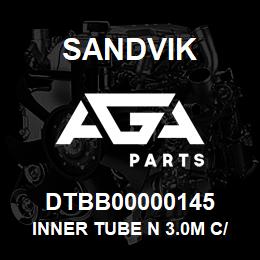 DTBB00000145 Sandvik INNER TUBE N 3.0M C/PLATED | AGA Parts