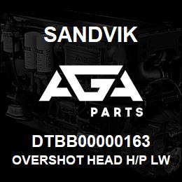 DTBB00000163 Sandvik OVERSHOT HEAD H/P LW | AGA Parts