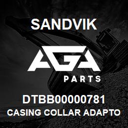 DTBB00000781 Sandvik CASING COLLAR ADAPTOR - NW PIN | AGA Parts