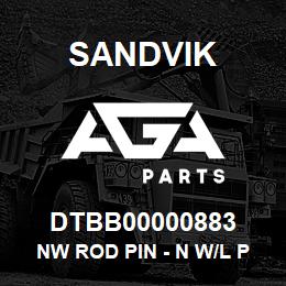 DTBB00000883 Sandvik NW ROD PIN - N W/L PIN 2FT (SPECIAL) | AGA Parts