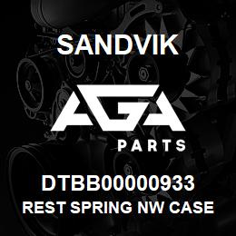 DTBB00000933 Sandvik REST SPRING NW CASE CUTTER | AGA Parts