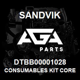 DTBB00001028 Sandvik CONSUMABLES KIT CORE BARREL N C/L | AGA Parts