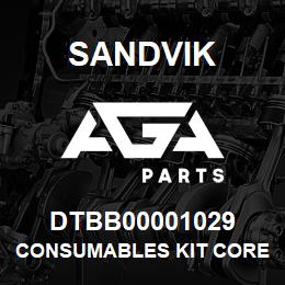 DTBB00001029 Sandvik CONSUMABLES KIT CORE BARREL N2 C/L | AGA Parts