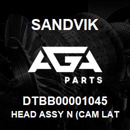 DTBB00001045 Sandvik HEAD ASSY N (CAM LATCH) | AGA Parts