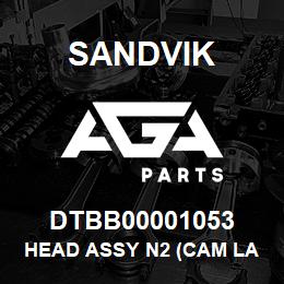 DTBB00001053 Sandvik HEAD ASSY N2 (CAM LATCH) | AGA Parts