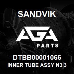 DTBB00001066 Sandvik INNER TUBE ASSY N3 3.0M CAM LATCH | AGA Parts