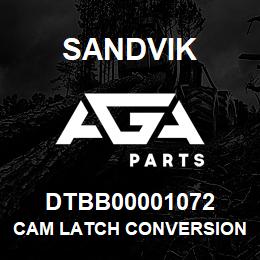 DTBB00001072 Sandvik CAM LATCH CONVERSION HEAD ASSYN/N3 | AGA Parts