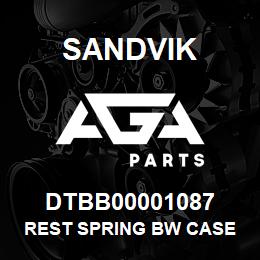 DTBB00001087 Sandvik REST SPRING BW CASE CUTTER | AGA Parts