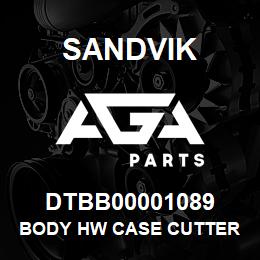 DTBB00001089 Sandvik BODY HW CASE CUTTER | AGA Parts