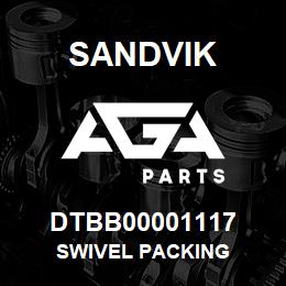 DTBB00001117 Sandvik SWIVEL PACKING | AGA Parts