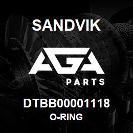 DTBB00001118 Sandvik O-RING | AGA Parts