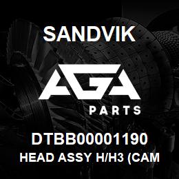 DTBB00001190 Sandvik HEAD ASSY H/H3 (CAM LATCH) | AGA Parts