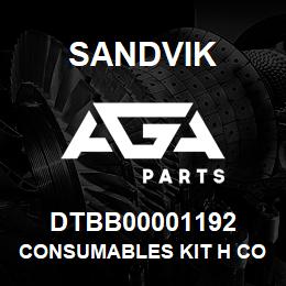 DTBB00001192 Sandvik CONSUMABLES KIT H CORE BARREL C/L | AGA Parts