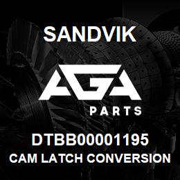 DTBB00001195 Sandvik CAM LATCH CONVERSION HEAD ASSYH/H3 | AGA Parts