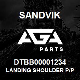 DTBB00001234 Sandvik LANDING SHOULDER P/P3 LW | AGA Parts