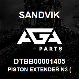 DTBB00001405 Sandvik PISTON EXTENDER N3 (6M OPTION) | AGA Parts